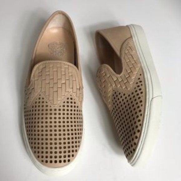 Vince Camuto Bristie Suede Perforated Slip-On Shoe - Picture 8 of 8
